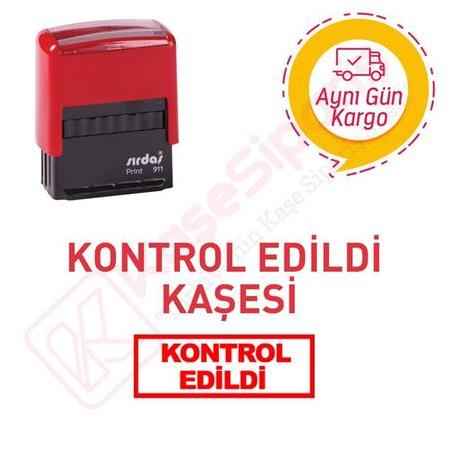 Hazır Kontröl Edildi Kaşesi