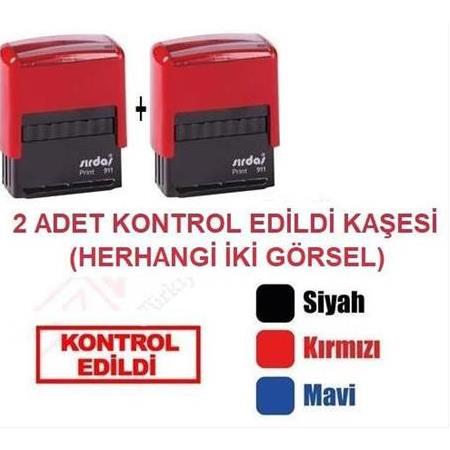 2'Li Hazır Kontrol Edildi Kaşesi